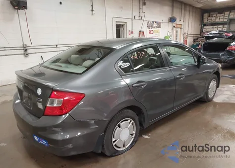 2012 Honda Civic Hf z USA, uszkodzony, nr VIN 2HGFB2F63CH332060